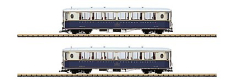 LGB 36659 Pullman Express Car Set, Era V w/Detailed Interior and Lights