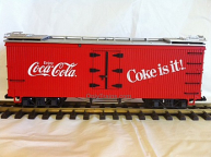 LGB 4072 Coke Coca Cola Box Car "Coke is it", Collection Item