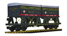 Railway Express Piggyback Flat Car by Aristo Craft, Collection Item