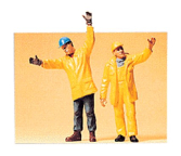 Preiser 45089 Modern Workmen Signaling