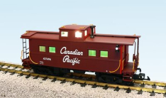 USA Trains R12156 Center Cupola Caboose  Canadian Pacific - Brown/Red Ends