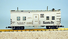 USA Trains R1835 Santa Fe Bunk Car, Silver