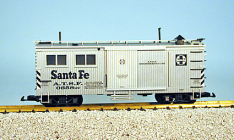 USA Trains R1855 Santa Fe Engineering Car, Gray