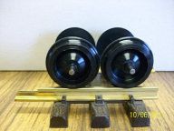 USA Trains R2040 Plastic Wheels and Axle Set-Solid (2)