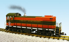 USA Trains R22569 Alco S4 Diesel Switcher, Great Northern Green/Orange/Yellow