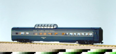 USA Trains R31037 NYC "Twentieth Century Ltd" Vista Dome #2(Horizon View), Two-Tone Gray