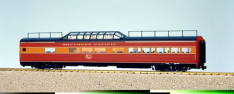 USA Trains R31097 SP "Daylight Limited" Vista Dome #2, Red/Orange