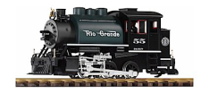 PIKO 38255 D&RGW 0-6-0T Loco 55 w/Lights, Smoke and Analog Sound