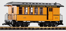 PIKO 38601 D&RGW Wood Combine 210, Yellow