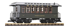 Piko 38628 Santa Fe Wood Coach 16521, Green