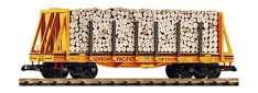 PIKO 38791 UP Bulkhead Flatcar w/Pulpwood Log Load