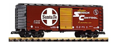 PIKO 38926 Santa Fe Steel Boxcar #11609