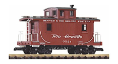 PIKO 38947 D&RGW Wood Caboose 0524