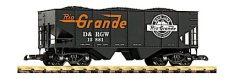 PIKO 38959 D&RGW Rib-Side Hopper 12881 w/Coal Load