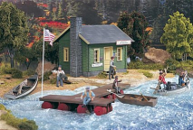 PIKO 62103 Boathouse with Pier