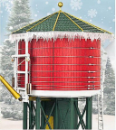 PIKO 62273 Christmas Town Water Tower Building Kit