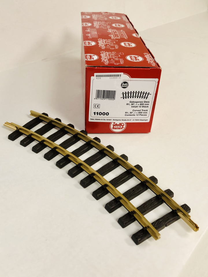 12 Pieces LGB 1100 G Scale Brass Curve Train hotsell Track R1 complete circle