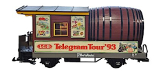 LGB 3042SE 25 Year Special Edition 1993 Telegram Tour Barrel Car, Collection Item