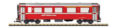 LGB 31679 RhB Express Train Passenger Car, 1st/2nd Class w/Metal Wheels and Lights