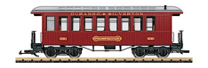 LGB 36820 D&S RR Passenger Car w/Metal Wheels