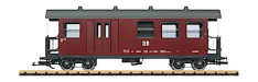 LGB 37712 DR Half Baggage Car w/Metal Wheels