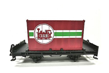 LGB 4003 Flat w/LGB Container Car, NO BOX, Collection Item