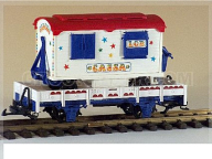 LGB 4037 Circus Wagon on flat car, Collection Item