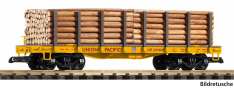 PIKO 38798 UP Flatcar w/Log Load