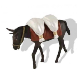 Prehm-Miniaturen 500604A Donkey with Flour Sacks - Metal Figure