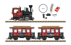 LGB 72308 Christmas Train Starter Set w/Lights and Smoke