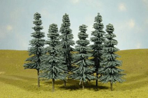 Bachmann 32212 Blue Spruce Trees 8-10" (3)