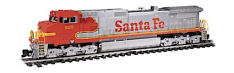 Bachmann 90910 GE Dash 9 Diesel Loco, SANTA FE #625 w/Lights and Smoke