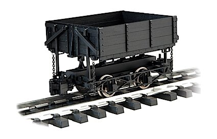 Bachmann 92503 Wood Side Dump Car (Black)