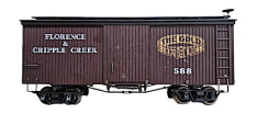 Bachmann 95344 20' Box Car, Florence & Cripple Creek, Collection Item