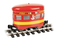 Bachmann 96287 Fire Rescue Eggliner w/Flashing Roof Light