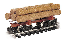 Bachmann B98490 Skeleton Log Car w/Logs