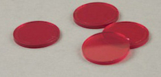 CL30008 Red Lamp/Lens Cover for LGB, 4 Pieces