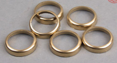 30023 Narrow Gold Ring for LGB Locos, 6 pieces