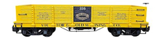 Delton 335 Victor Gold Mining Gondola, Yellow, Collection Item