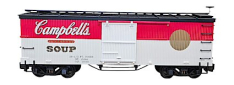 Delton 4255c Campbell's Box Car White/Black Roof, Collection Item