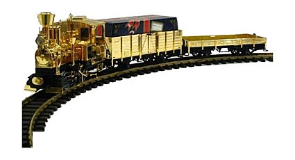 gold train set