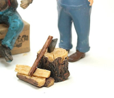 Firewood, Axe and Stump