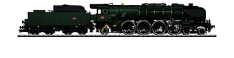 Marklin 55085 Class 241-A-58 Steam Locomotive w/Lights, Sound, Smoke, 1 Gauge