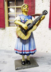 Prehm-Miniaturen 500019 Swiss Singer with Guitar - Metal Figure