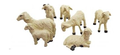 Prehm-Miniaturen 550702 Sheep - 6 pieces