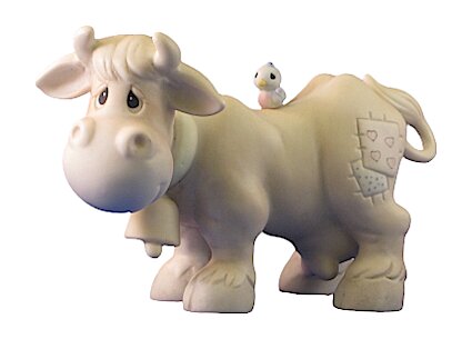 Precious outlet Moments: E5638 Cow with Bell