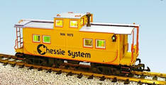 USA Trains R12157 Center Cupola Caboose Chessie -Yellow/Orange