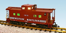 USA Trains R12173 Center Cupola Caboose Western Maryland - Brown