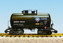 USA Trains R15208 ADM Beer Can Tank Car, Die-Cast Metal Couplers