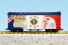 USA Trains R16498 "We the People" Refrigerator Car